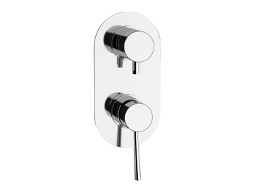 MINIMAL - Shower mixer with plate by Remer Rubinetterie - view 2